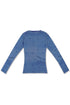 Mayte × Cycle SECOND SKIN TOPS "sky"